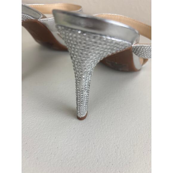 Jessica Simpson Omana Rinestone Strappy Heels Sandals Size 8 - Picture 7 of 12